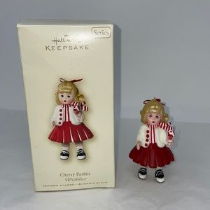 2007 Hallmark 50s Cherry Parfait Christmas Ornament